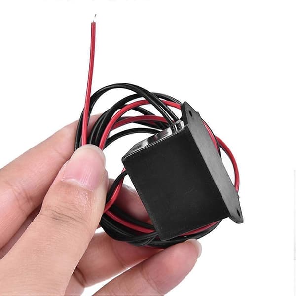 5 stk. DC 12V Mini Neon EL Wire Strømdriver Controller til 1-5M Glødekabel Strip Lys Inverter Forsyningsadapter Black