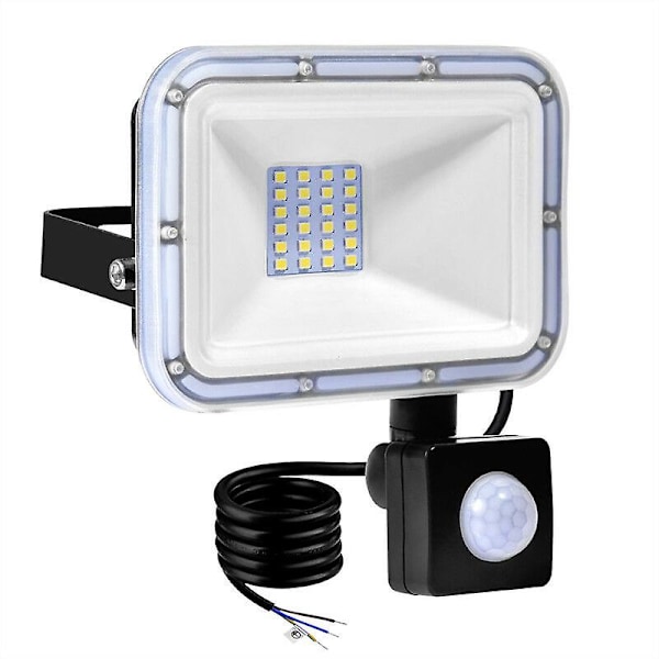 20W 220V LED Strålkastare Rörelsedetektor Utomhus LED Strålkastare Utomhusbelysning Med Detektor Strålkastare För Byggarbetsplats, Lekplats, Basketboll