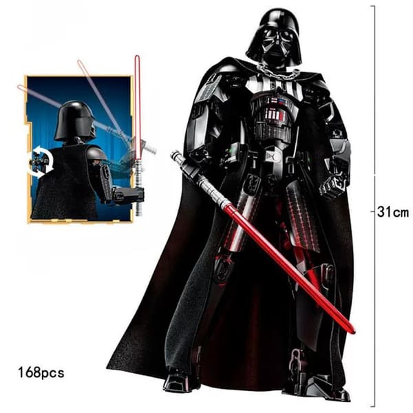 Darth Vader Stormtrooper Star Wars -rakennuspalikkalelu [pussitettu] Stormtrooper Commander E