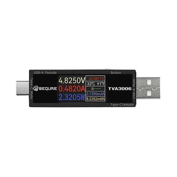 TVA3006 Högprecisions Volt-Ammeter Effektmätare