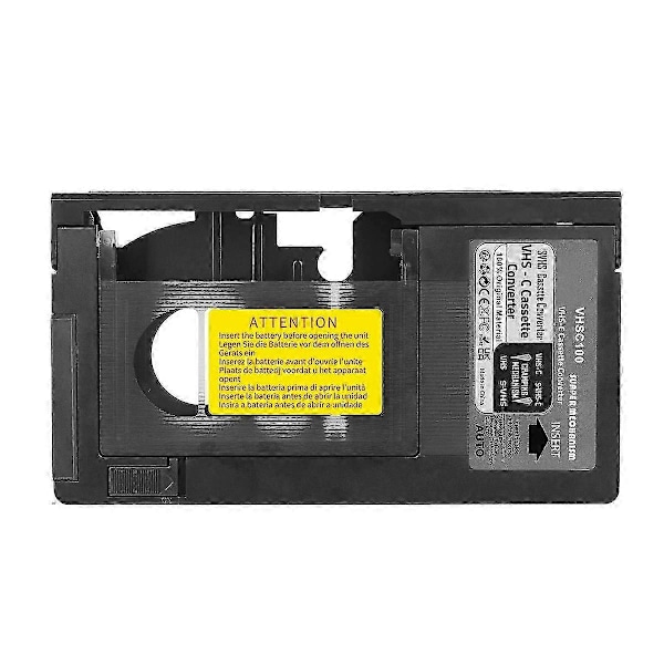 VHS-C Kassette Adapter egnet til JVC egnet til RCA egnet til Panasonic VHS-C SVHS VHS Kassette Adapter Ikke egnet til 8mm/MiniDV/Hi8