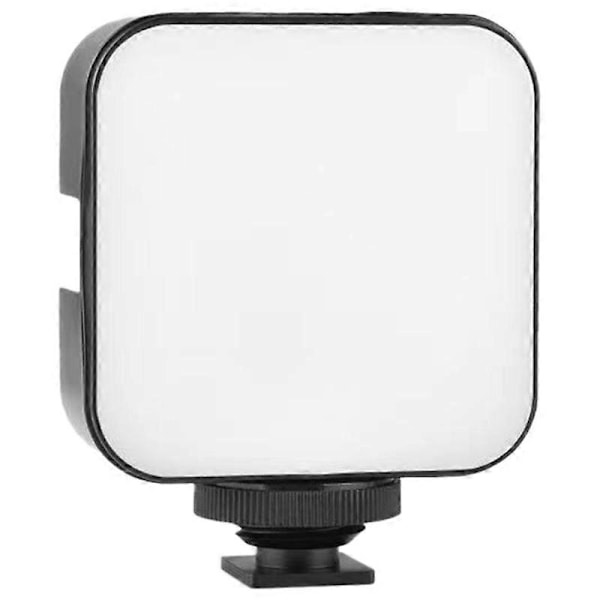 Mini LED Videolys Fotografering 2W Dimbar 6500K Fyllepanel Lampe for Kamera Smartphone Laptop