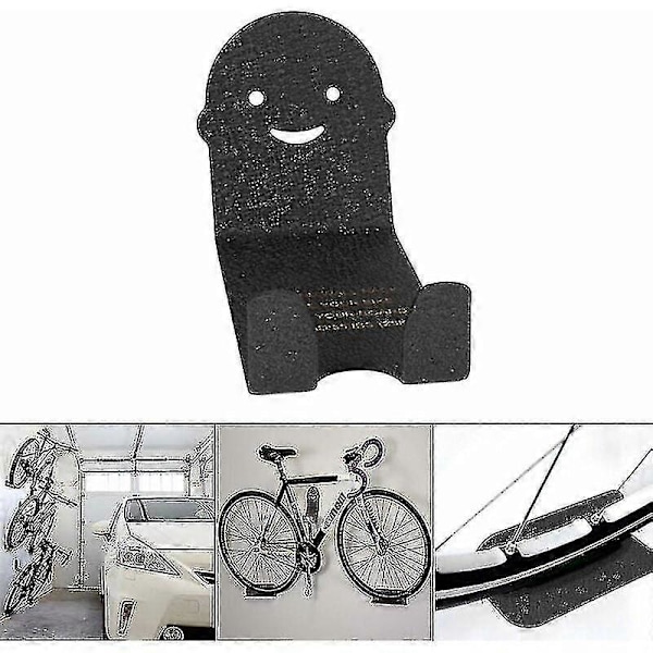 3-delad väggmonterat cykelställ i stål (bottenfäste, hjulställ)