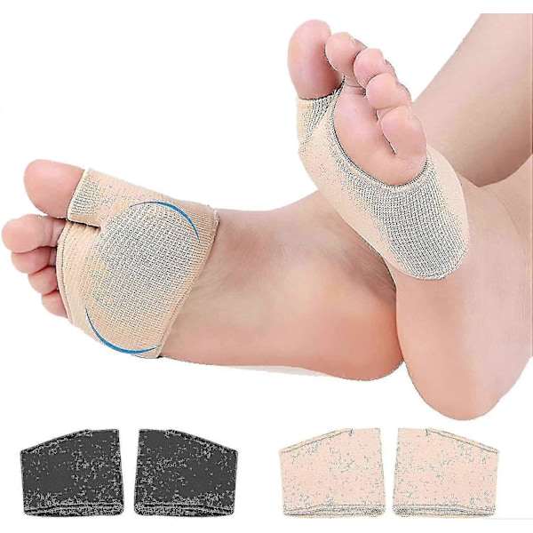Metatarsaldynor Morton's Neuroma Sesamoidit Smärtlindring Högklackat Framfotsstrumpor Halkfria