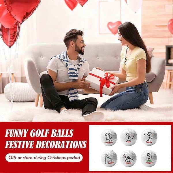 Sjov golfgaveæske sæt Prank golfgave