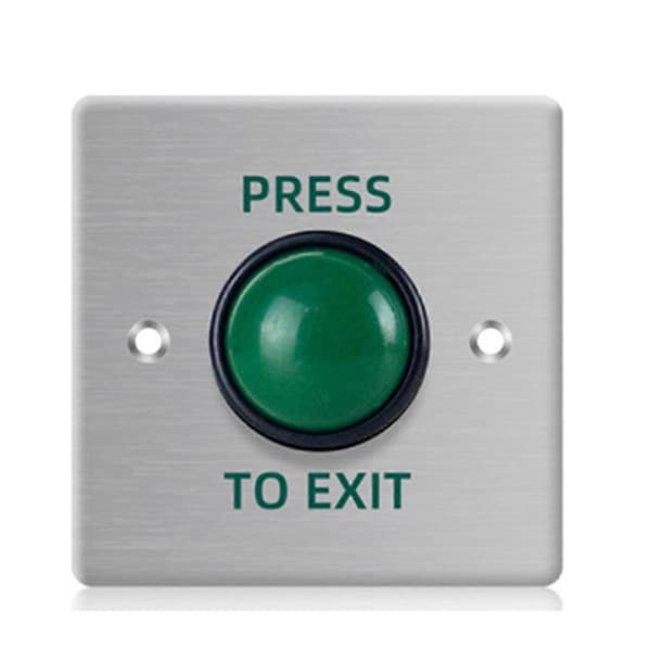 Dør Exit Trykknapp Utløserbryter Åpner Rustfritt Stål Panel for Dør Adgangskontroll System Ent