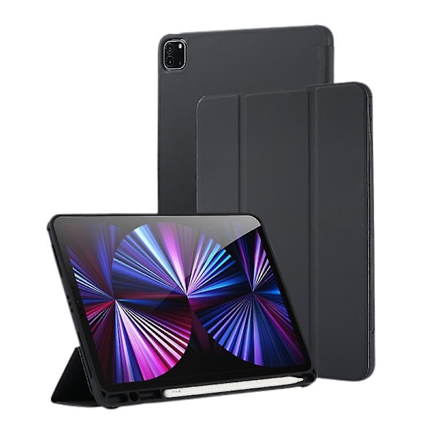 Fodral Kompatibelt med IPad Pro2020/21(12.9 Tum), Smart Cover Auto Wake/Sleep (Svart)