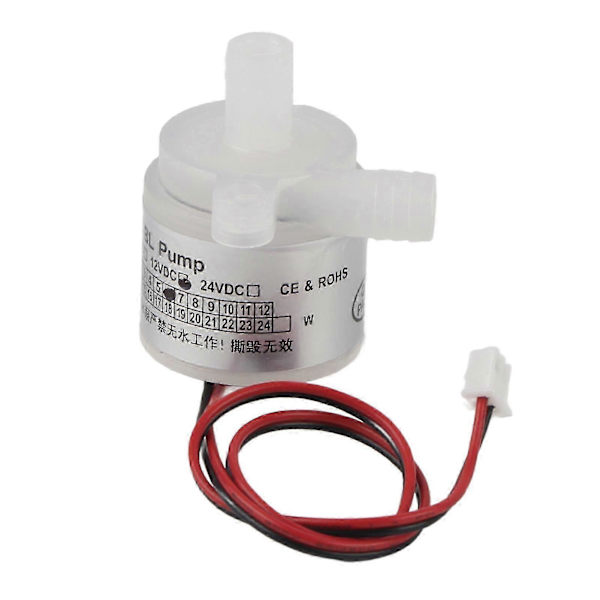 Borstlös Vattenpump, 1 st Vit Mini DC Vattenpump Vattenpump Optimal Effektivitet