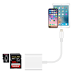 Lightning til SD-kortleser for iPhone Hvit - SD-kortleser Lightning til SD