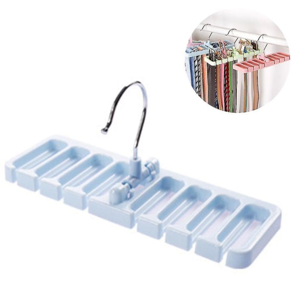 Bälteshållare Rackhållare 10 slits Knytbälte Scarf Rack Organizer Robust