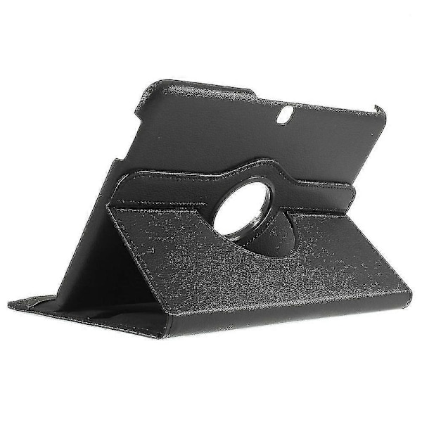 Sort Litchi Læder 360 Graders Roterende Stand Case Til Samsung Galaxy Tab 4 10.1 T531 T530 T535