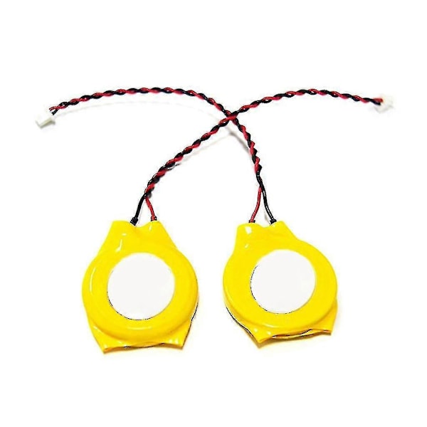 Fantastiska 10st/lot Cr2032 2032 Batteri Med Kabel 2pin Laptop Moderkort Bios Cmos