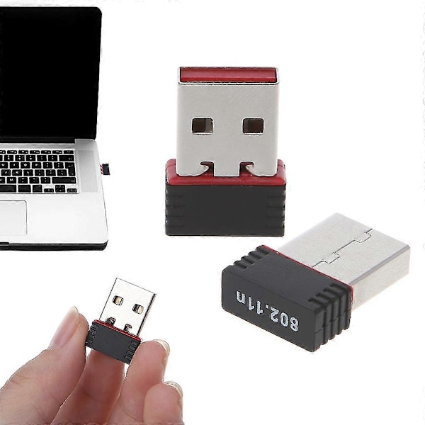 150mbps USB 2.0 WiFi Trådløs Adapter Mini Nettverkskort 802.11 Ngb Mt7601