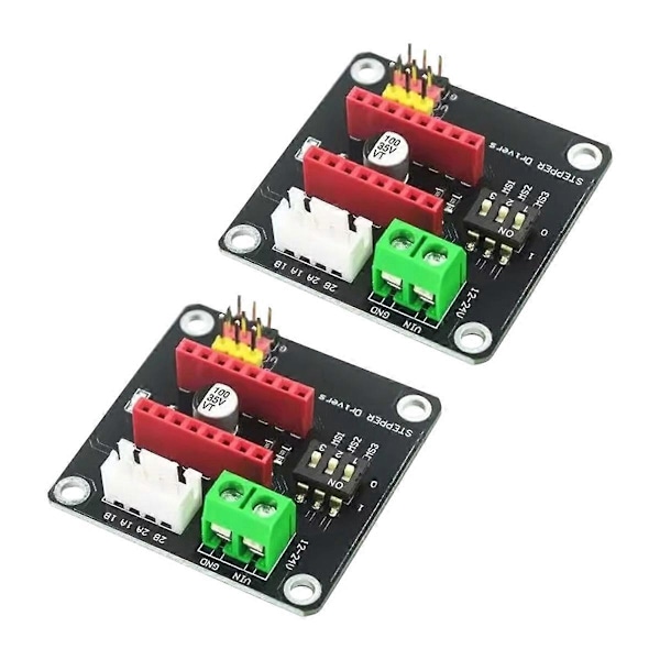 2 stk. DRV8825 A4988 3D Printer 42 Stepper Motor Driver
