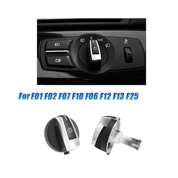 Bil Hovedlys Kontroll Bryter Knapp 61316803962 for F01 F02 F07 F10 F06 F12 F13 F25 Hovedlys Lampe Betjening Belysning