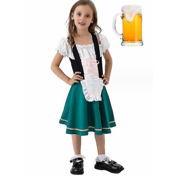 Barnens München Oktoberfest Girl's Cos kostym M