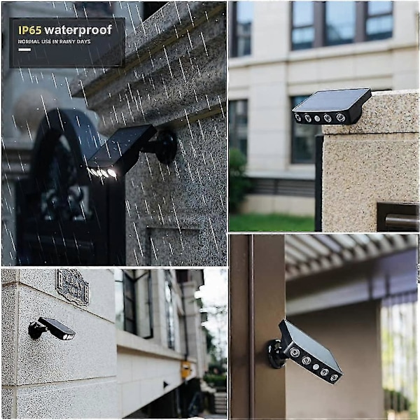 Generisk solcellsdriven LED-spotlight, portabel LED-lampa, solcellslampa med 0,8W solpanel