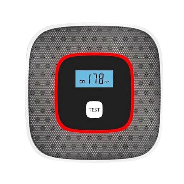 Häkävaroitin, CO-hälytin, Häkävaroitin LCD-näytöllä, Paristokäyttöinen CO-tunnistin