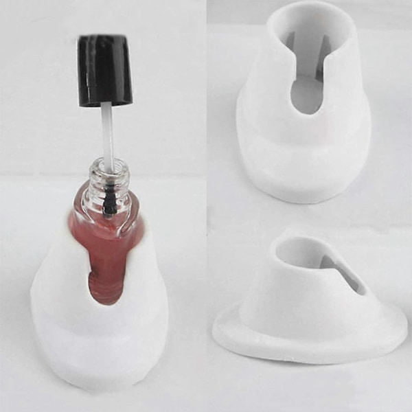 Nagelborsthållare för Nagelterapeut 4st Nagellacksflaskhållare Smink Nagellack Displayställ Nagelkonst Verktygsbord Rack Nagellacksbas Rack för Sh