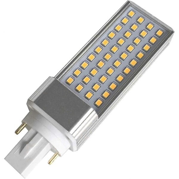G24 LED Erstatningspære Kompakt Svingbar Fluorescerende Aluminium G24 2-Pin LED CFL Hvit Innfatning, Metall, Varmhvit, G24 8.0w 265.00v
