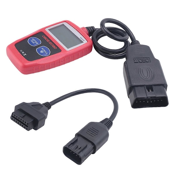 ATV Moottoripyörän Liitäntäkaapeli+MS309 OBD2 Skanneri Diagnostiikkatyökalu, B