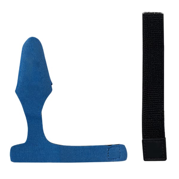 Fiskespörem med kardborreknäppning, elastisk rem, halkfri fiskebindning, fiskeredskapsrem, dragspörem blue