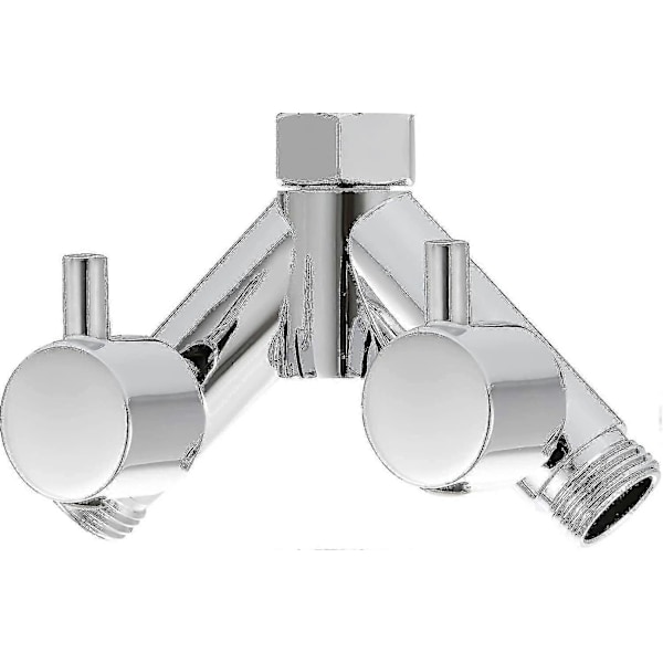 Messing Omleder Ventil Dusj Stengeventil 2-veis Y-splitter 1/2 Tomme For Dusjslange Og Dusjhode