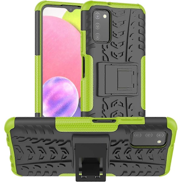 liangnv Skal för Galaxy A03S, Samsung A03S Skal, Kraftigt Hybrid Slim Dubbla Lager Robust Gummi Hybrid Hårt/Mjukt Stötskyddande Armor Defender Skyddsskal