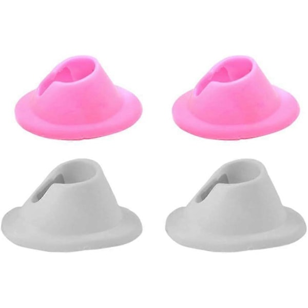 Nagelborsthållare för Nagelterapeut 4st Nagellacksflaskhållare Smink Nagellack Displayställ Nagelkonst Verktygsbord Rack Nagellacksbas Rack för Sh
