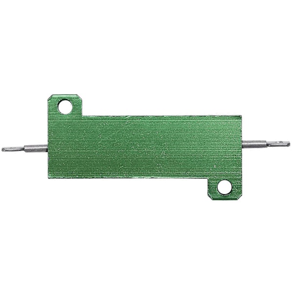 Aluminiumhölje 50W 25 Ohm Chassimonterat Trådlindat Motstånd Grön