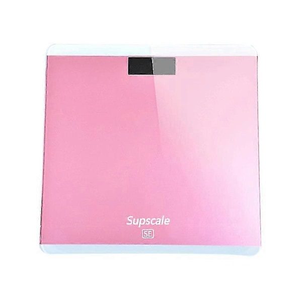 Digital vægt, høj målenøjagtighed op til 50g, kaloriecenter, pulsmåling, stort LCD-display pink