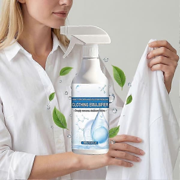 Klesemulgator, ikke-ionisk vaskemiddel forbehandling, flekkfjerner for klær 300 ml 2PCS