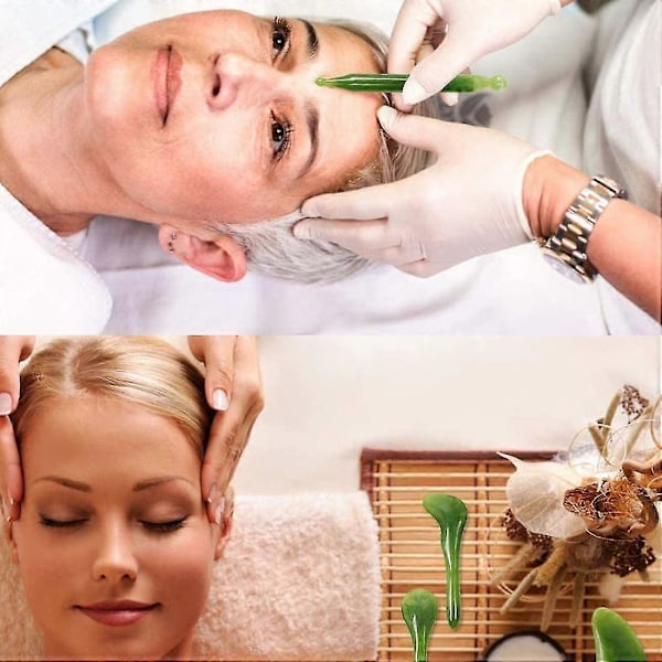 Gua Sha-skrapa, Naturlig Jade Sten Slimming Massager För Spa