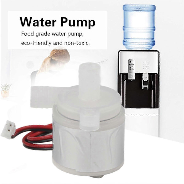 Borstlös Vattenpump, 1 st Vit Mini DC Vattenpump Vattenpump Optimal Effektivitet