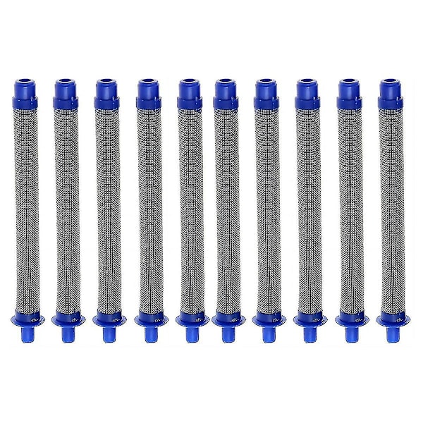 10-pakning 288749 Airless SprayGun Filter Kompatibel med 60 Mesh Airless SprayGun Filter SprayGun Mode