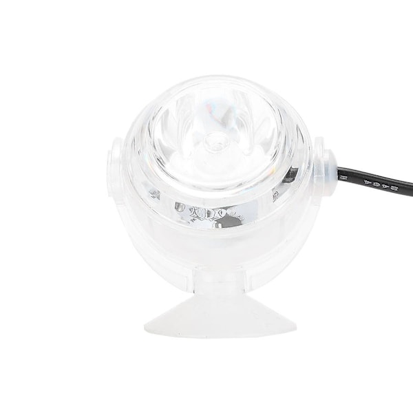 LED-akvarium i plast med färggradient, vattentät, nedsänkbar nattlampa, akvarietillbehör för söt- och saltvatten, 100-240V Röd EU-kontakt