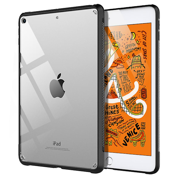 Skal för iPad mini 5, Tydligt Slim Skyddsfodral, Stöder Pennladdning - Svart