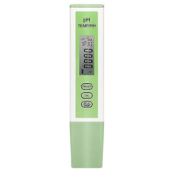 Bluetooth-kompatibel pH-måler Temperatur & Fugtighed BT Ph Tester Realtids Overvågning Temp RH Digi