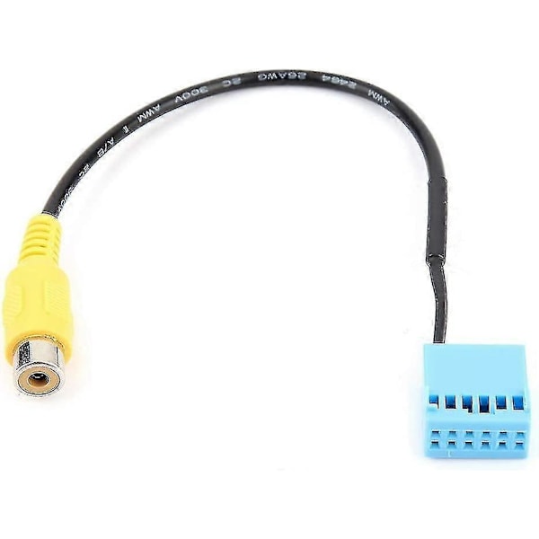 Bil Bakkamera Kabel Adapter (Sort gul Blå) (1 stk)