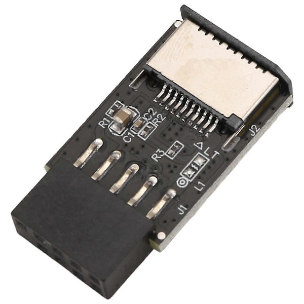 Emolevyn USB2.0 9Pin - TYPE-C A-KEY Etuliitinmuunnin