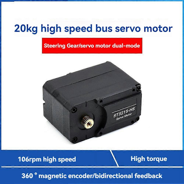 Bus Servo Motor 20kg.cm Højt Drejningsmoment 360 Graders Magnetisk Encoder Seriel Bus Servo til Robotter DIY