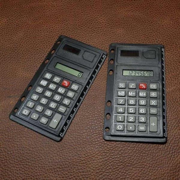 Bærbar solcellelommeregner 8 digital ultratynd lineal Gi Kid FunctionZ U:K
