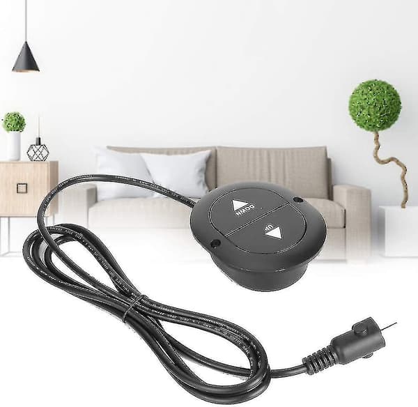 2-knapps sofa håndkontroller 5-pinners elektrisk sofa håndkontroller kontrollbryter for lenestol hjemmeapparat