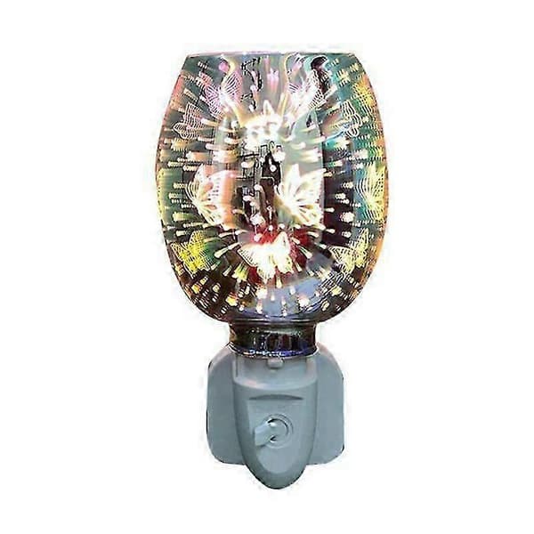 Elektrisk LED Aroma Diffuser Lampe Voks Smelteoliebrænder - EU Stik - God