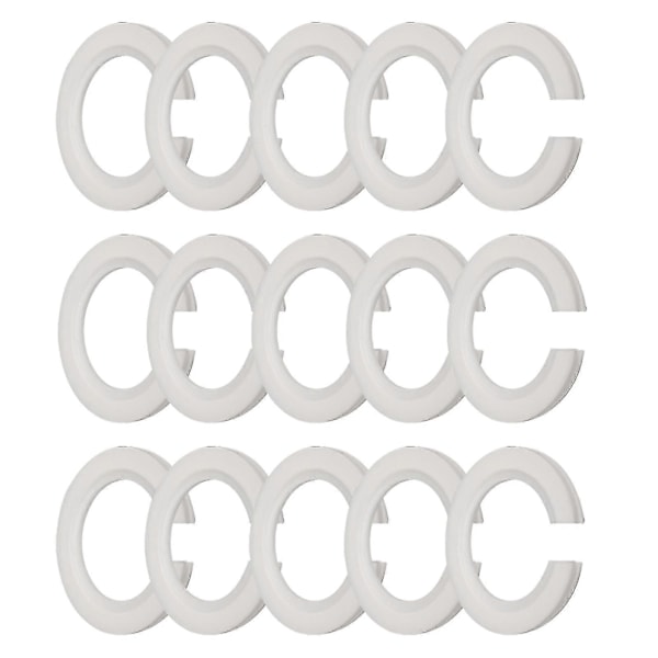 15 st Universal Lampskärmsreduceringsring E27 Till E14 Konverterare C Typ Plast