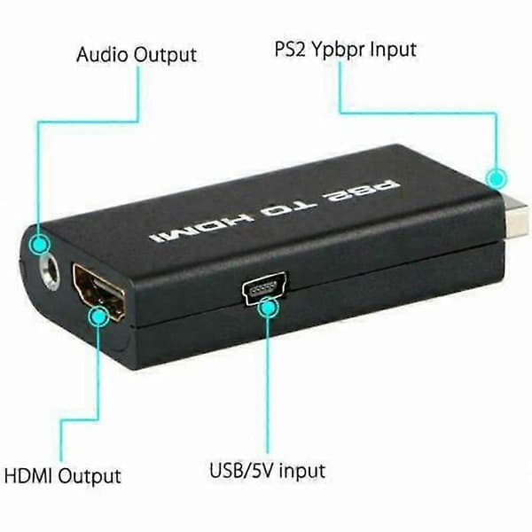 Ps2 Til Audio Video Konverter Adapter Av Kabel Til Playstation 2