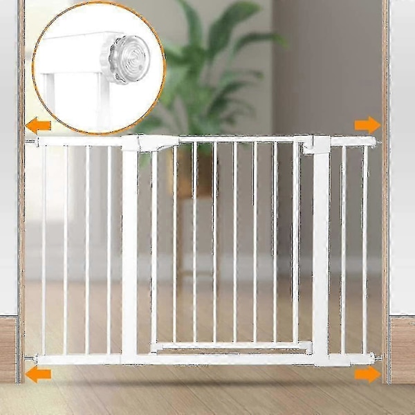 4 st Tryck Babygrindar Gängade Spindelstänger Walk Thru Grindar Tillbehör Skruvbultar Kit Passar A