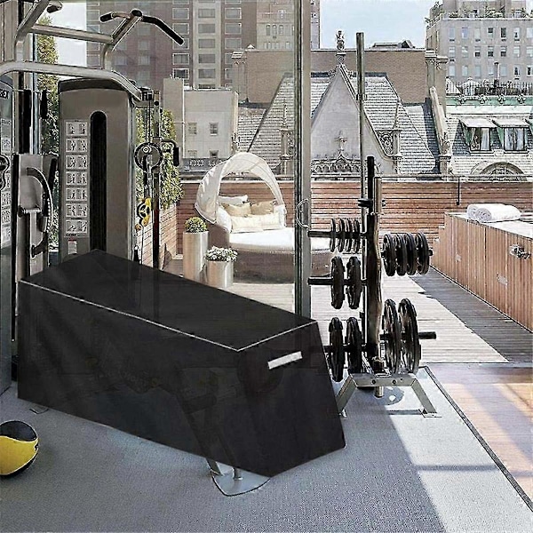 Träningsbänk Dammskydd Vattentätt Utomhus Dammskydd Sit-Up Board Skydd Överdrag Viktbänk C