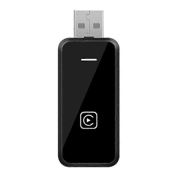 2-i-1 Mini Adapter til Telefon - Plug and Play Biltilbehør Konverterer Kablede Forbindelser til Trådløse Via Bluetooth Wifi