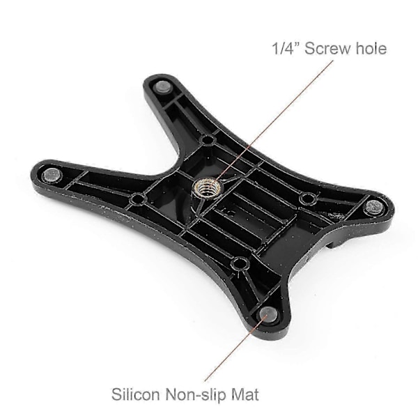 Lämplig för Kamerablixtstativ Blixt Speedlight Hot Shoe Mount Stativ med 1/4\" Metallstativgänga för Blixt Speedlight Speedlite Canon Nikon Sigma O